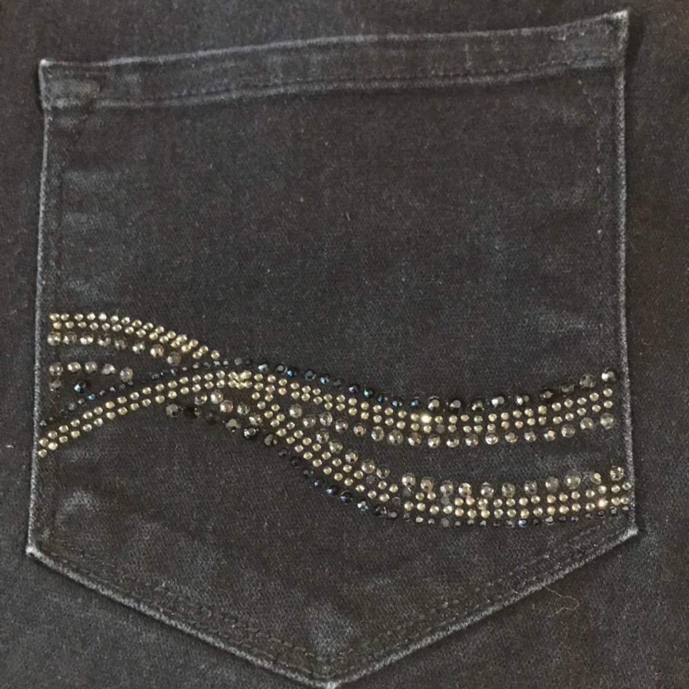 NYDJ size 16 navy blue bling pocket lift tuck